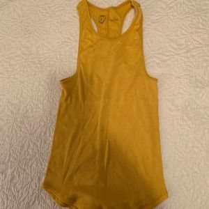 Yellow Urban Outfitters Stretchy Tank